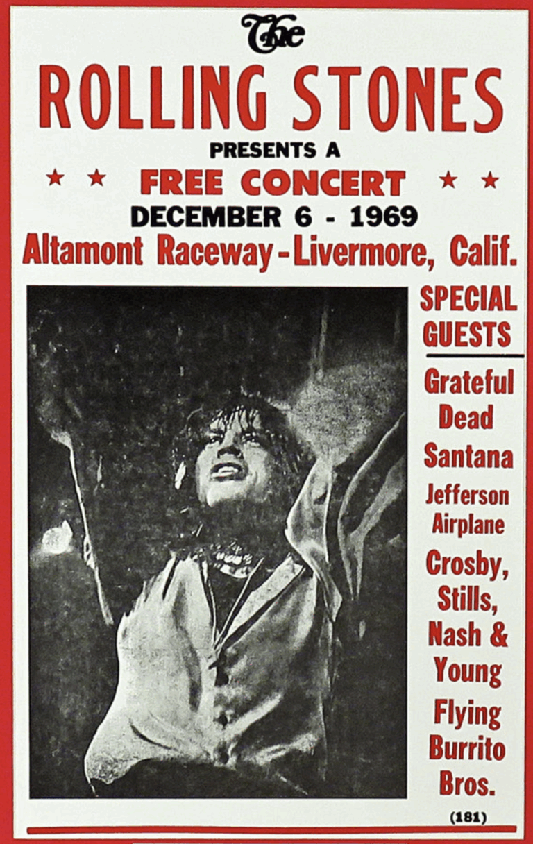 Concerts de légende : les Stones à Altamont (1969)